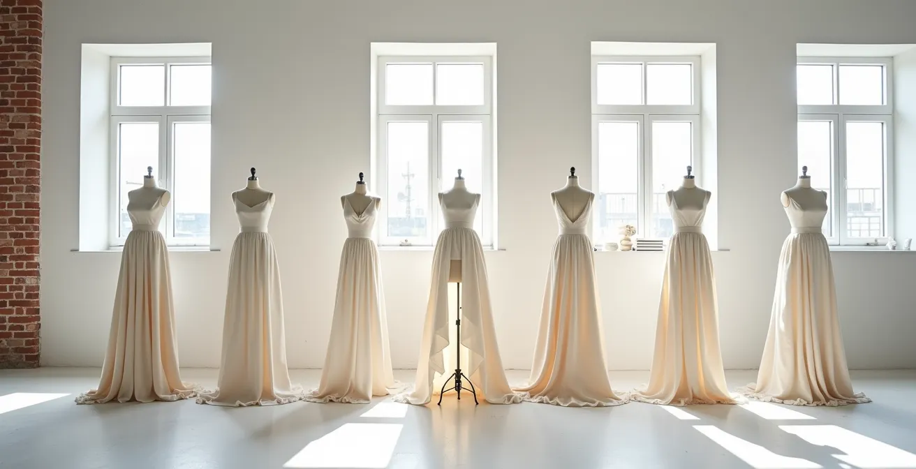 Verschiedene Körperformen und passende Schnittführungen visualisiert